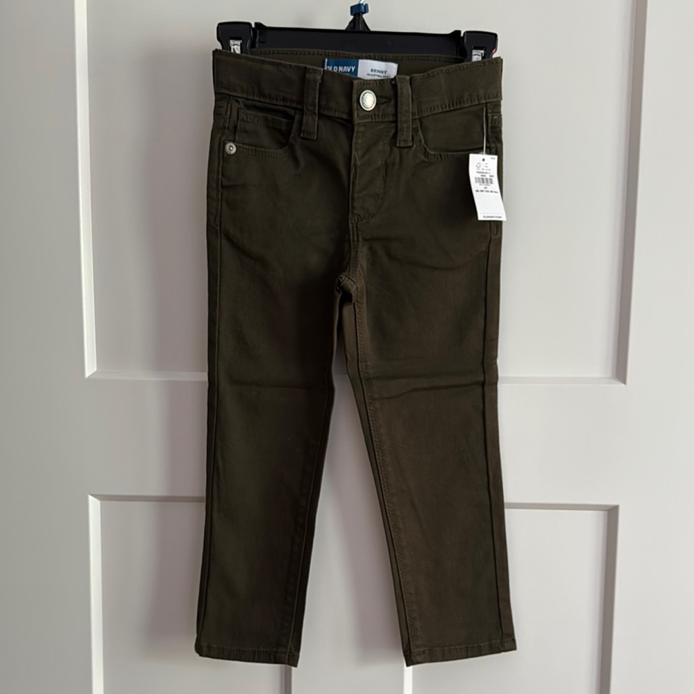 Old Navy Green Classic Straight-Leg Jeans